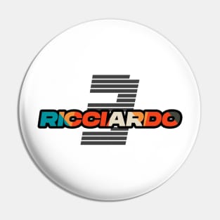 Ricciardo f1 - Number 3 design Pin