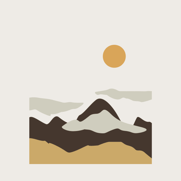 Boho minimal Landscape by Vintage Dream