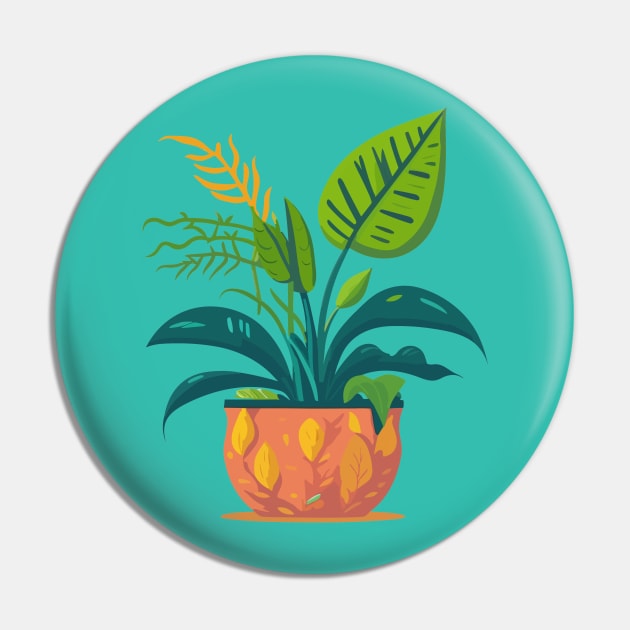 Cute Houseplant Pin by SpriteGuy95