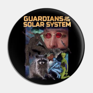 GUARDIAN OF THE SOLAR SYSTEM Funny MCU Super Hero Knock Off Boot Worst Parody But A Good Gift Idea Pin