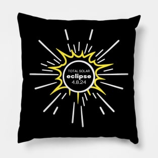 Total Solar Eclipse 2024 Pillow