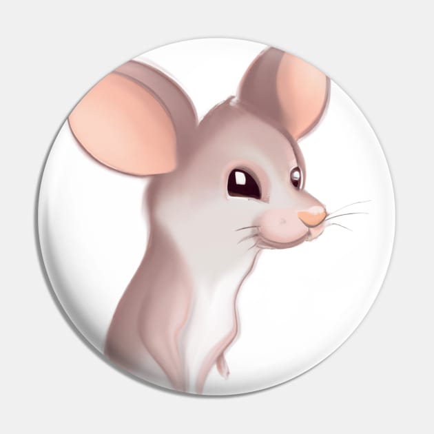 Cute Mouse Drawing Pin by Play Zoo