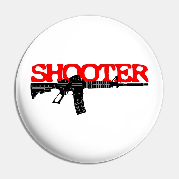 Shooter Pin by Aim For The Face