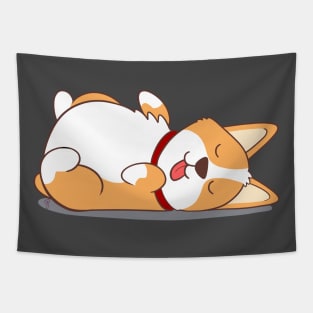 Sleeping Corgi Tapestry