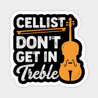 Funny Cello Player Violoncello Cellist Gift Magnet