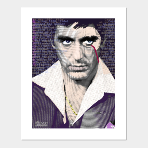 Al Pacino Scarface Scarface Posters And Art Prints Teepublic Uk