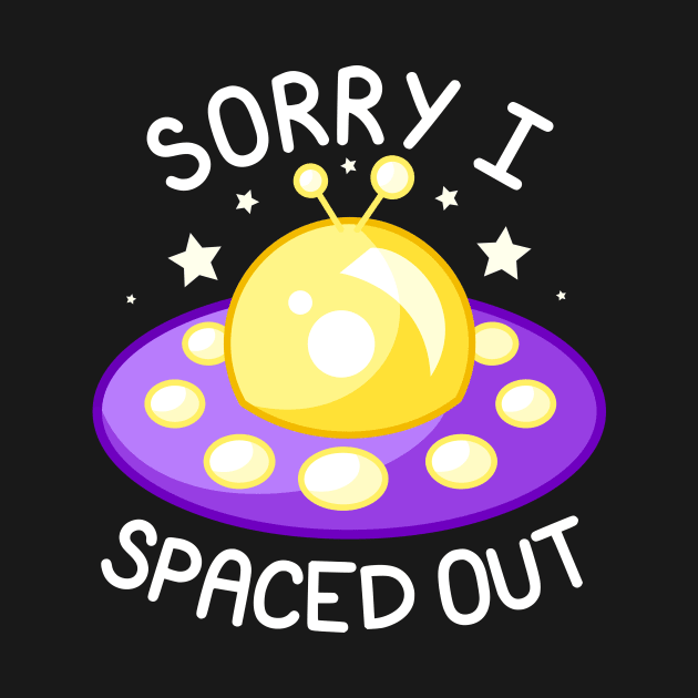 Sorry I Spaced Out - Yellow and Purple by JadedOddity