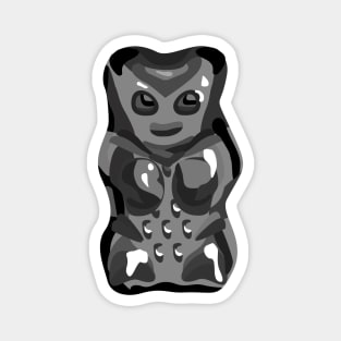 Black Gummy Bear Magnet