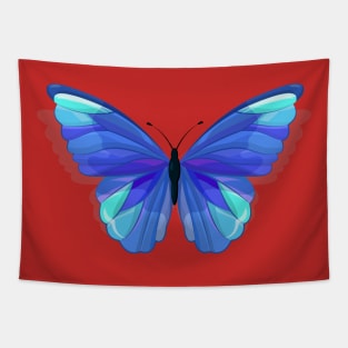 Blue Butterfly Tapestry