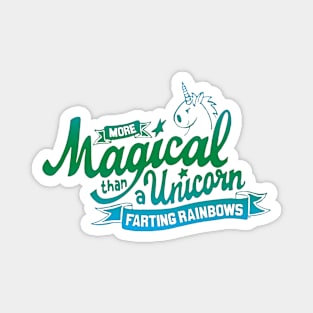 Unicorn Magic - Green Magnet