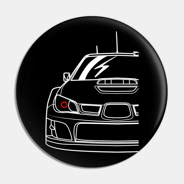 SUBIE Ralyy Car Pin by HSDESIGNS