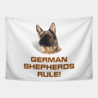 German Shepherds Rule! Tapestry