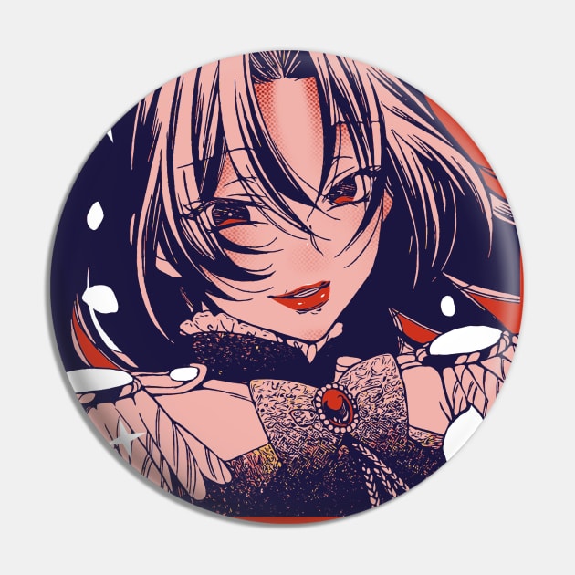 Lady Dominique Aesthetic Pin by kimikodesign