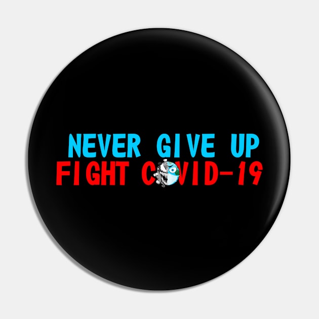 Never Give Up Pin by Heehoo26