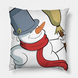 The Man of Snow. Pillow