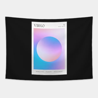 Virgo Zodiac Astrology Sign Aura Tapestry