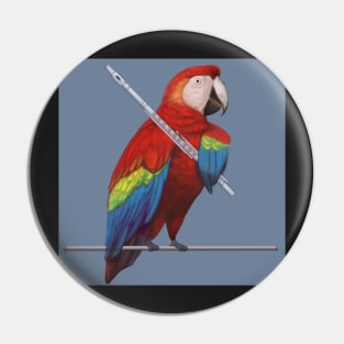 Musical Parrot Pin