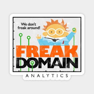 Freak Domain Analytics Company Logo Magnet