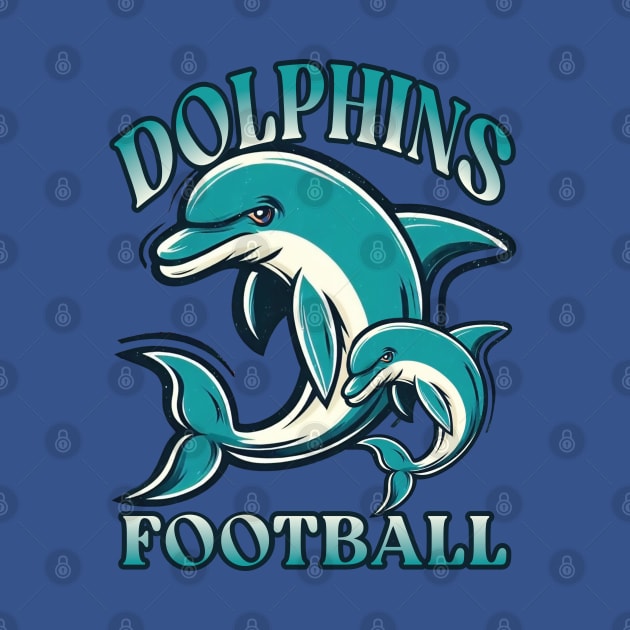 Dolphins Football Fan Art by Trendsdk