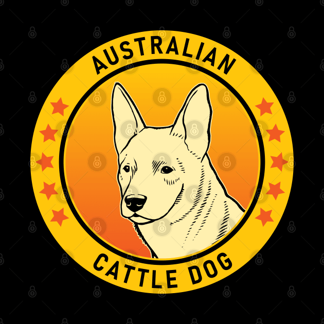 Australian Cattle Dog Portrait by millersye