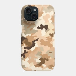 tan brown desert camo pattern Phone Case