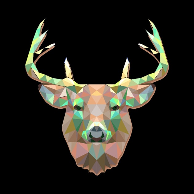 Geometric Stag by TheBossBabe