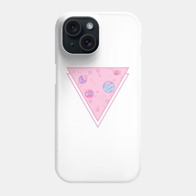 Glitter Galaxy - Pink Phone Case by RossellaVicari