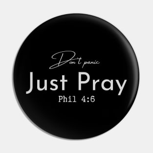 Don't Panic, Just Pray Pin