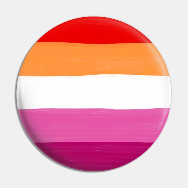 Lesbian flag Pin by AlexTal