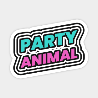 Party Animal Partying Magnet