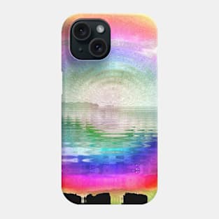 Rainbow Fluid Pour Cheerful Phone Case