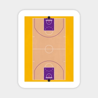 Los Angeles Basketball Stadium Magnet