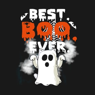 Funny Cat Best Boo Ever Halloween Costume T-Shirt