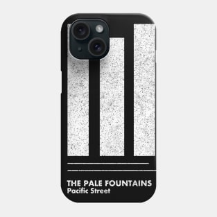 The Pale Fountains / Minimal Graphic Design Tribute Phone Case