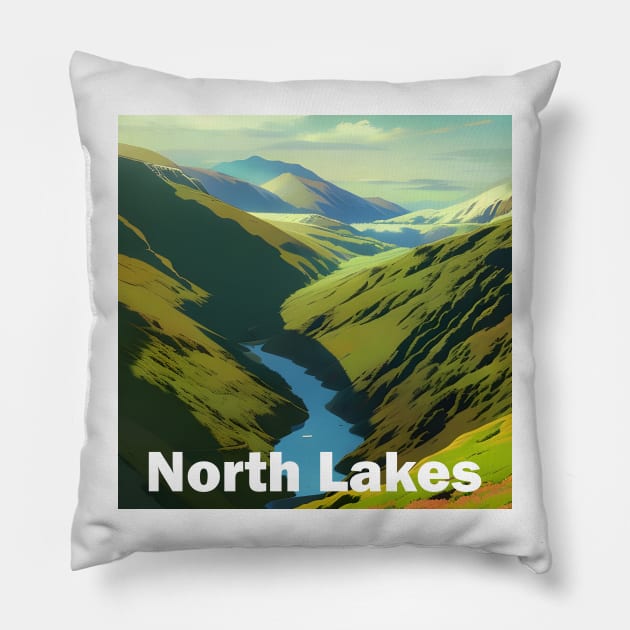 North Lakes Pillow by Colin-Bentham