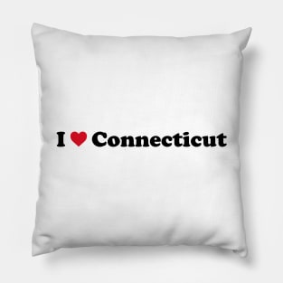 I Love Connecticut Pillow