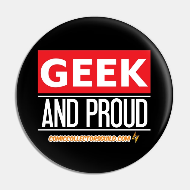 CCG Geek Pin by Comic Collectors Guild 