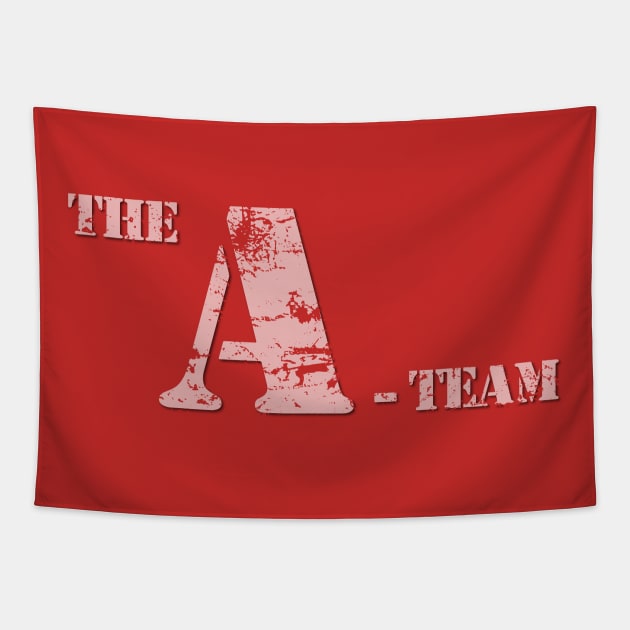 The A-Team Logo (distressed) Tapestry by GraphicGibbon