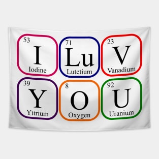 Chemistry Teacher Valentines day Tapestry