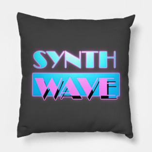 SynthWave 80s Miami Vibe Pillow