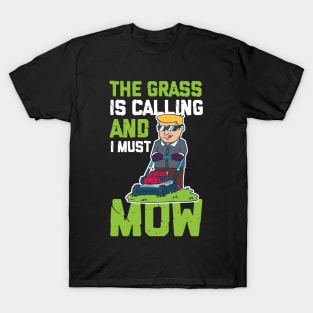 Trim Mow Blow T-shirt: Lawn, Grass, Mower, Lawn Care, Lawn Mower Shirt -   Ireland