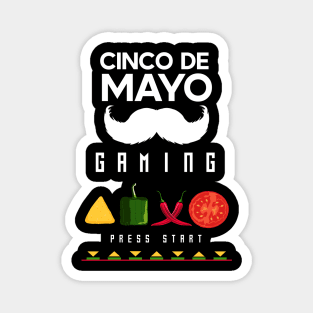 Cinco de mayo gaming Magnet