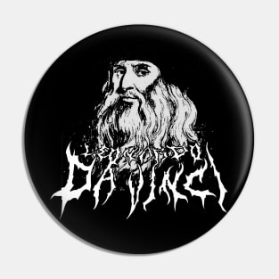 Leonardo Da Vinci Metal Pin