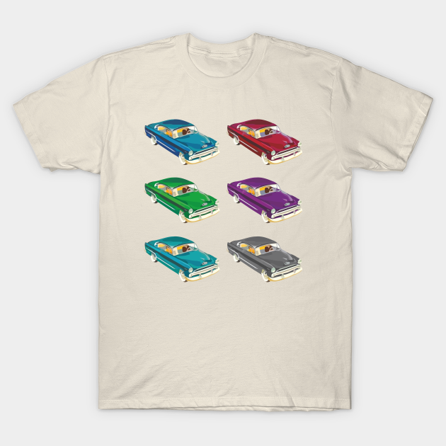 Discover Vintage 50s Cars - Cars - T-Shirt