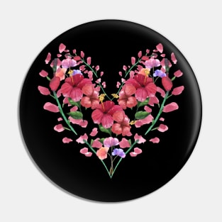 heart flowers gift ideas Pin