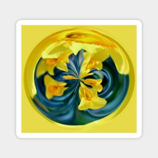 Daffodil Orb Magnet