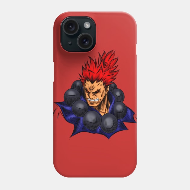 red crimson akuma Phone Case by jorge_lebeau