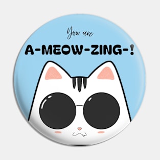 A-MEOW-ZING Pin