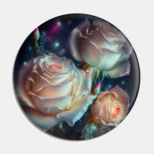 Iridescent pastel roses 7 Pin