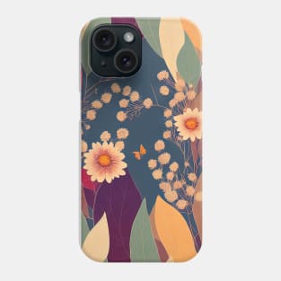 Chromatic Botanic Abstraction #76 Phone Case